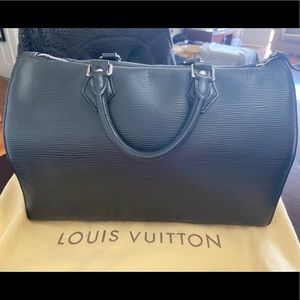 Louis Vuitton Epi Speedy 35 Black